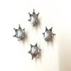 2 Pcs Fashion Style Crown Shape Metal Material Gas Nozzle Dust Cover