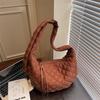Winter New Women Hobo Bags Large Capacity Quilted Shoulder Crossbody Bags for Travel Commute Texture and Versatile Satchels Bag