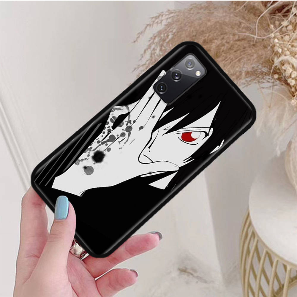 Black Case for Samsung Note 20 Lite S24 Ultra S23 A03 A05 A06 A11 A71 A15 A16 A13 A24 A25 A33 A52 A53 A50 M55 M35 Plus W-60 Code Geass
