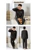 Men's Winter Thickened Coral Fleece Pajamas: Cute Cartoon Warm Homewear Set for Teenagers and Students