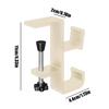 Christmas Stocking Holder 2-in-1 Metal Fireplace Stocking And Garland Double Hook Easy Installation Ornament Hooks For Apartment