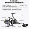 Metal Casting Reel for Long-distance Casting of Sea Rods Stainless Steel Bearing Spinning Fishing Reel 25KG Powerful Reel Saltwater Fresh Water Drag