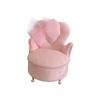 Mini Sofa Jewelry Box Travel Case Fleece Inner Lining Rings Earrings Organizer for Valentines Day