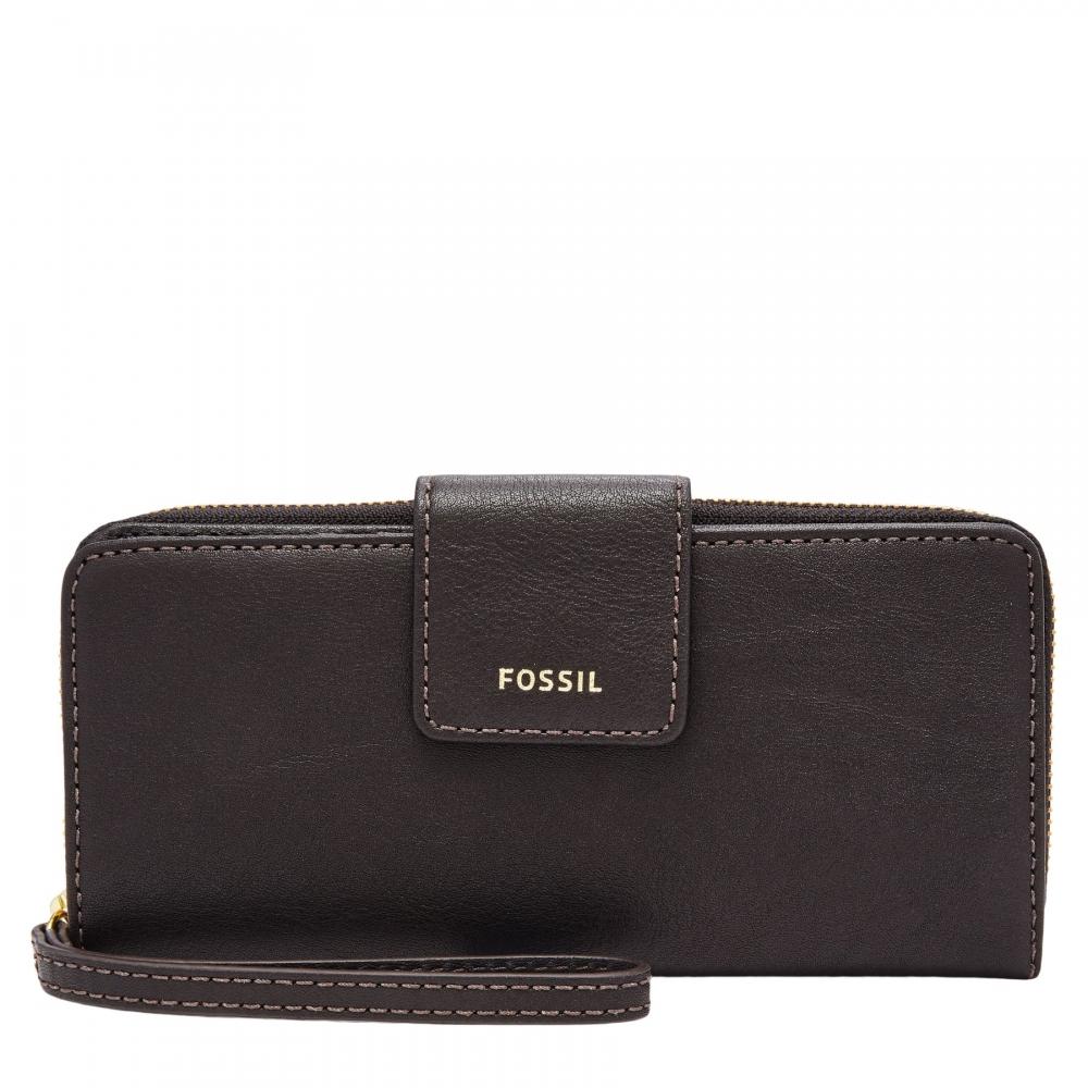 

Женский кожаный клатч на молнии Fossil Madison