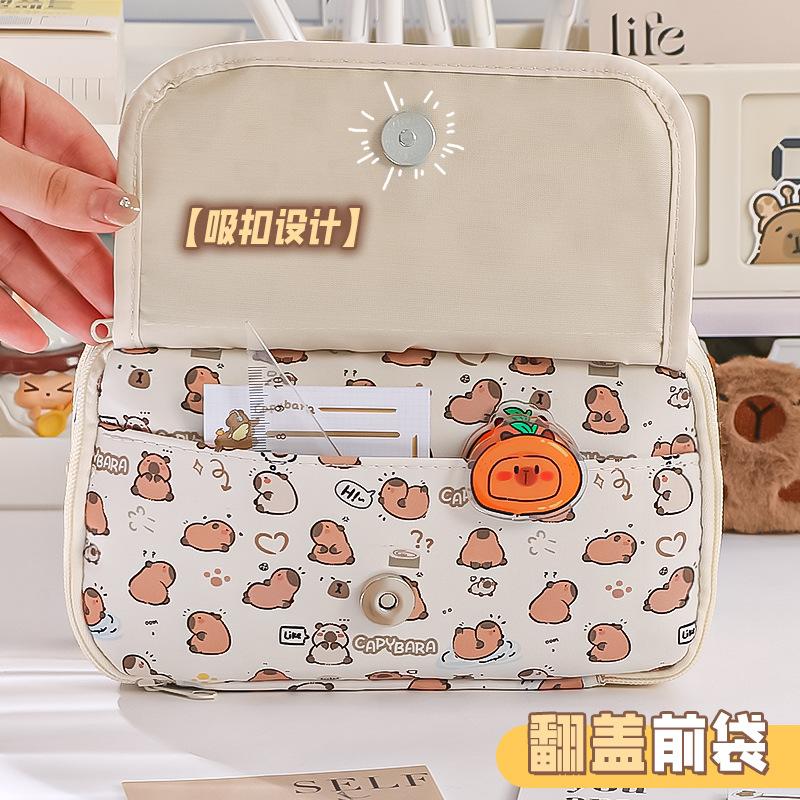 Estojo para meninas, estudantes do ensino fundamental, meninas, estojo de papelaria de alto valor e grande capacidade, estojo para meninas do ensino fundamental