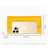 Women's long leather wallet with large capacity and genuine leather