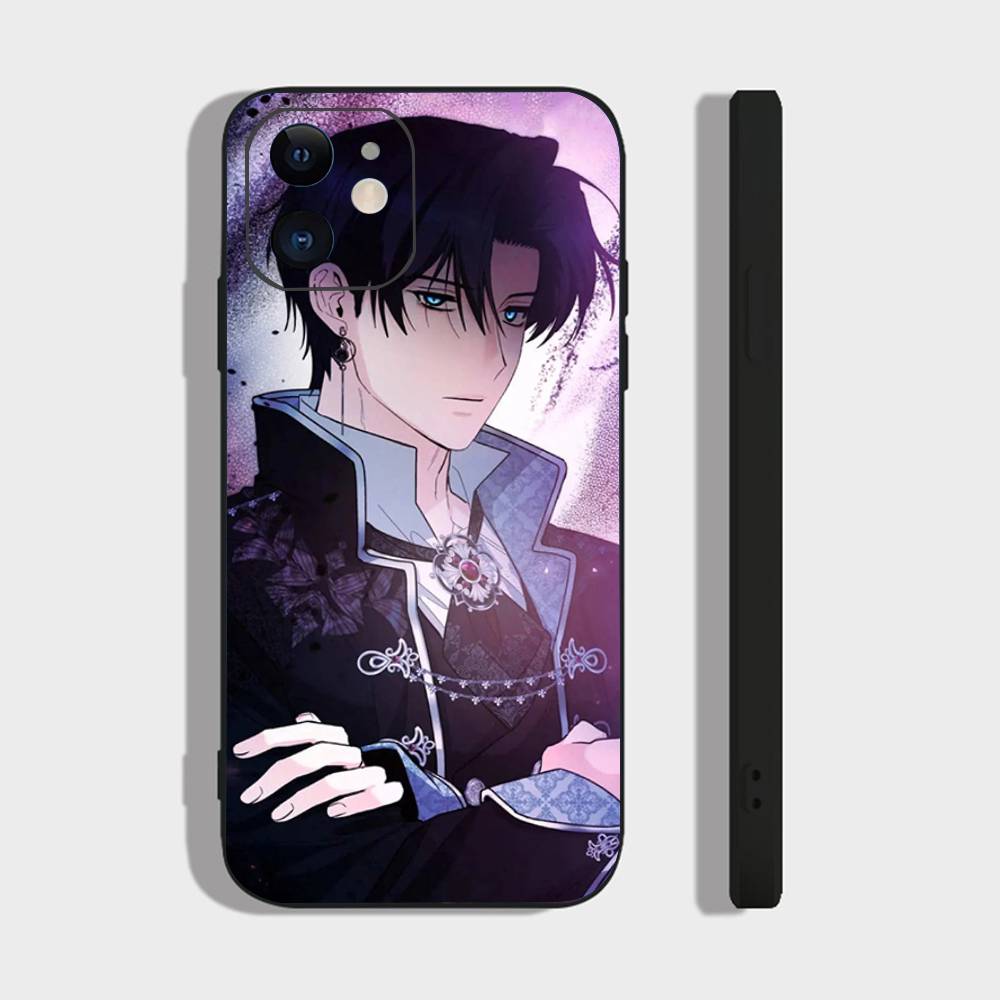 Black Killer W-Whale Baby Korean Comic Phone Case For IPhone 17 Air 16 15 14 13 Pro Max 11 12 Black Silicone Cover