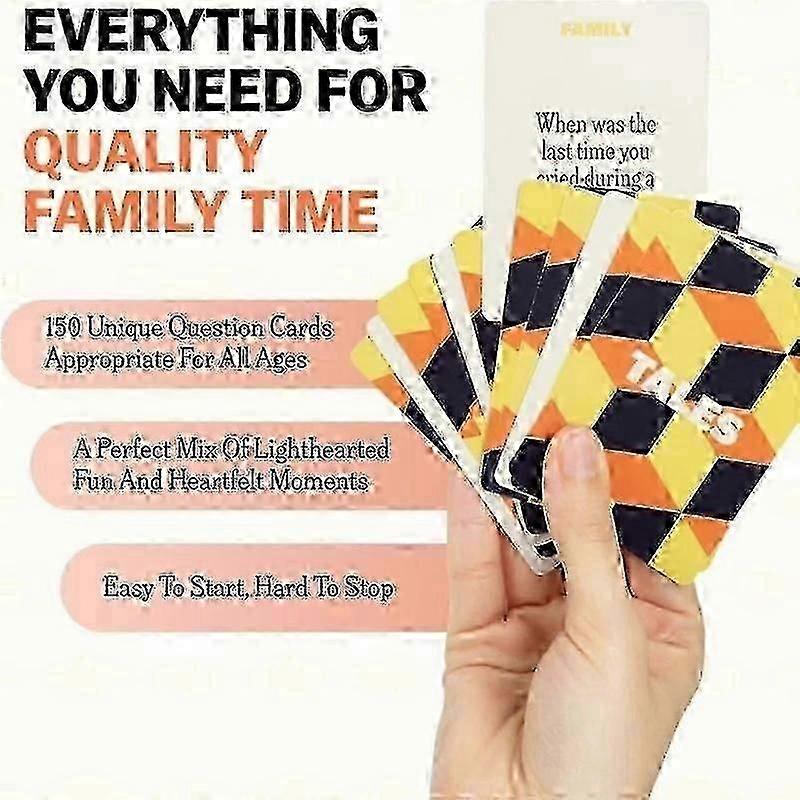 150 Carte Avvia Conversazione Edizione Famiglia per Riunioni Familiari Feste Viaggi Gioco di Carte