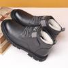 Autumn and winter men's Martin boots velvet warm snow boots versatile trend cotton shoes men's tooling boots