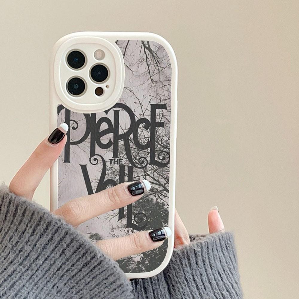 

P-Pierce The Veil Band Phone Case Hard Leather For iPhone 16 15 14 13 12 Mini 11 14 Pro Max Xs X Xr 7 8 Plus Fundas iPhone 14