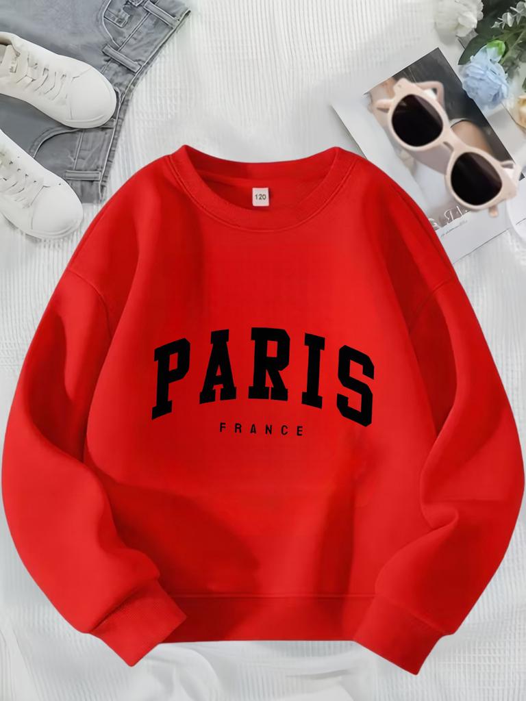 Autumn/Winter Casual Crew Neck Sweatshirts for Boys and Girls,Stylish and Warm for Halloween and ChristmasCartoon Children'sTops