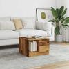 VidaXL Coffee Table Old Wood 50x50x36 Cm Engineered Wood, Side Table, Living Room Table, Side Table, End Table 856848