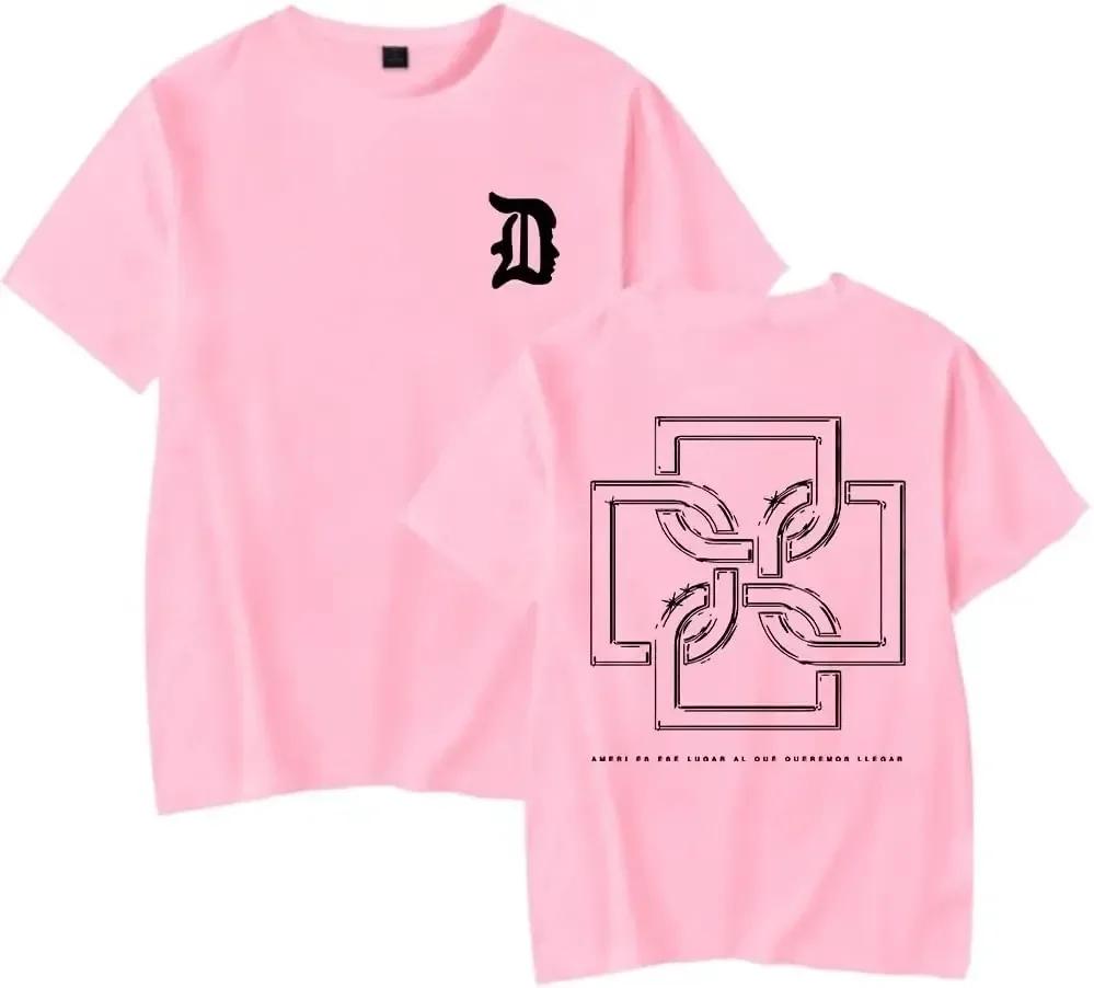 Summer Santa T-Shirt Duki Merch T Shirt Short Sleev Casual Print Men Pure Cotton Short Sleeve High-quality Men's Clothing 71811
