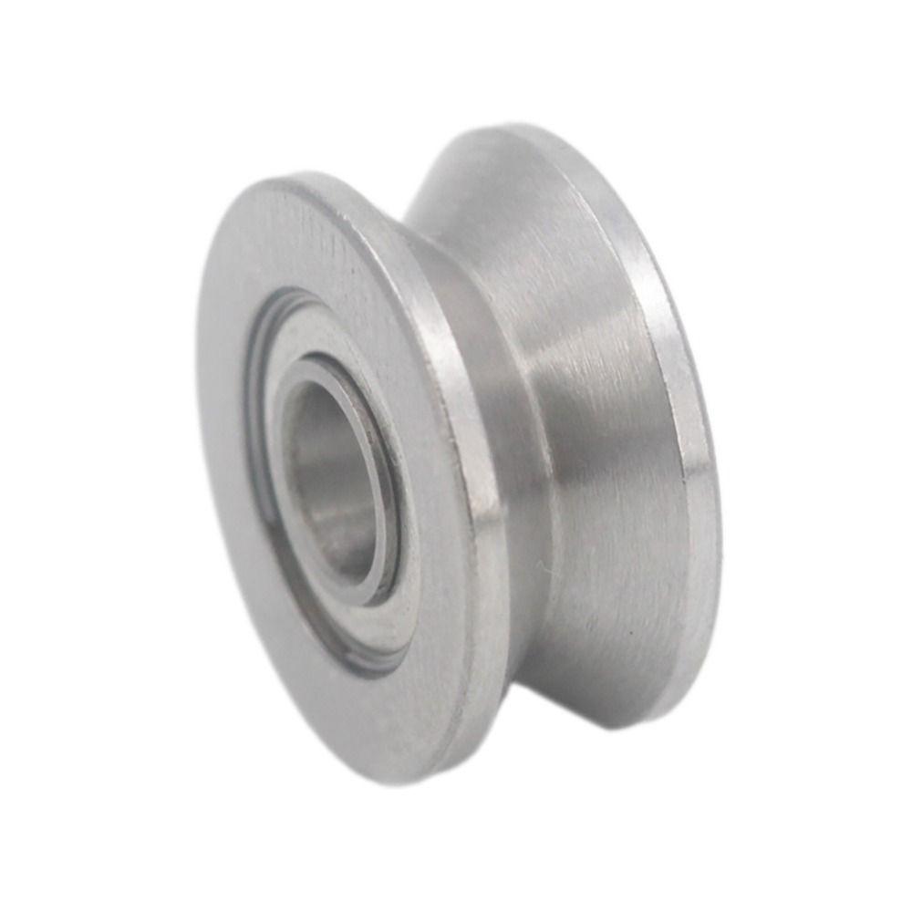 1/5Pcs U624ZZ V624ZZ Pulley Bearing Carbon Steel Bearing Steel U Groove V Groove Ball Bearing Sealed Ball