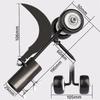 Adjustable Weed Puller with Wheels Stand Up Weeder for Yard Lawn