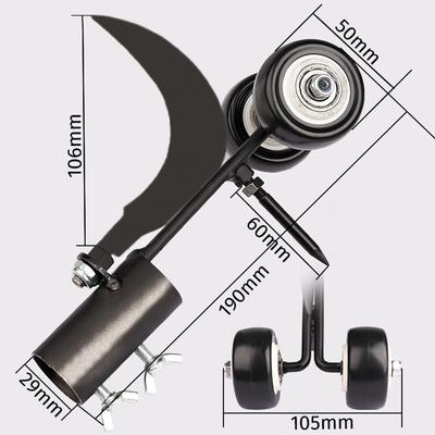 Nou Extractor de Buruieni Ajustabil cu Roți Plivitor Vertical pentru Curte Gazon