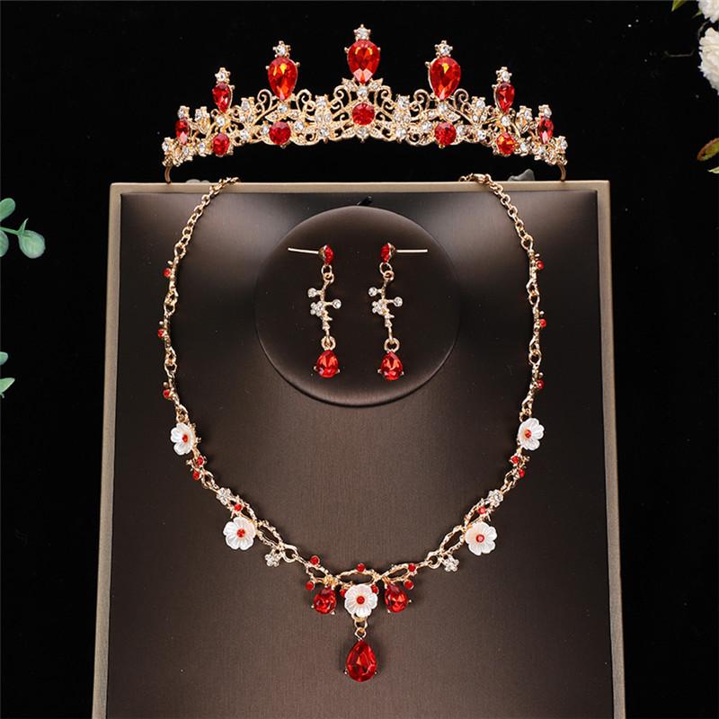Children's Princess Birthday Crown Set: Includes Crown, Headband, Necklace & Earrings