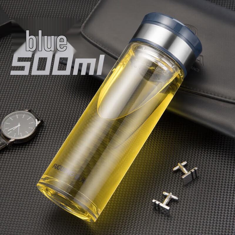 Fuguang Shangyu Portable Single-Layer Glass Cup with Tea Infuser