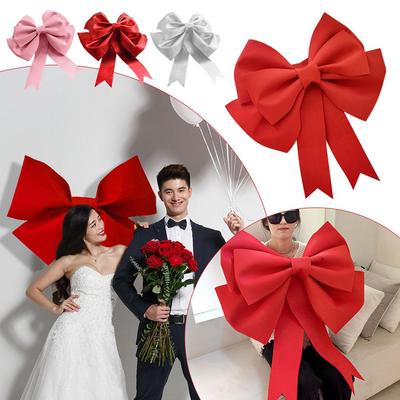 Christmas New Year Wedding Big Bow Decoration Christmas Christmas 2025 Wedding Bag Material Dec A6C2