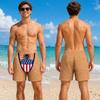 Men Fun Hip Print Swim Trunks, Original and Interesting Beach Shorts, Suitable for Friends Grooms, Summer New Product