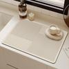 Minimalist Diatomaceous Earth Kitchen Mat: Heat & Water-Absorbing, Anti-Scald, Oil-Resistant Countertop Protector