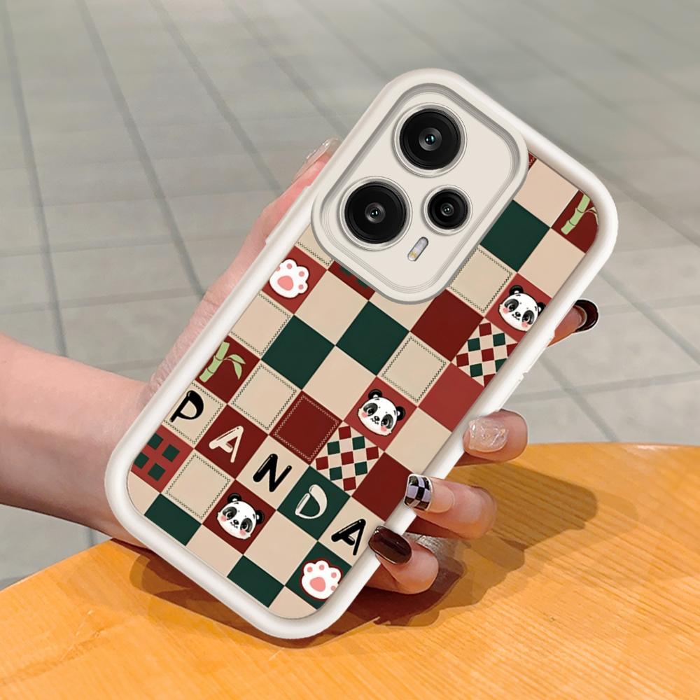 Měkký silikonový čtvercový žebříkový vzor tisku Pouzdro telefonu Plný kryt fotoaparátu Ochranné gumové pouzdro odolné proti nárazům pro Xiaomi Redmi
