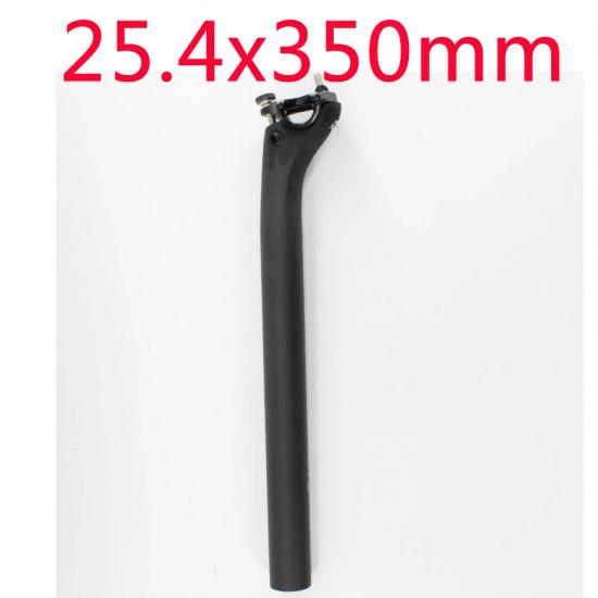 New Road bicycle matt UD full carbon fibre bike seatposts Mountain MTB seat post parts 25.4/27.2/30.8/31.6*350/400mm 25mm offset 25.4x350mm