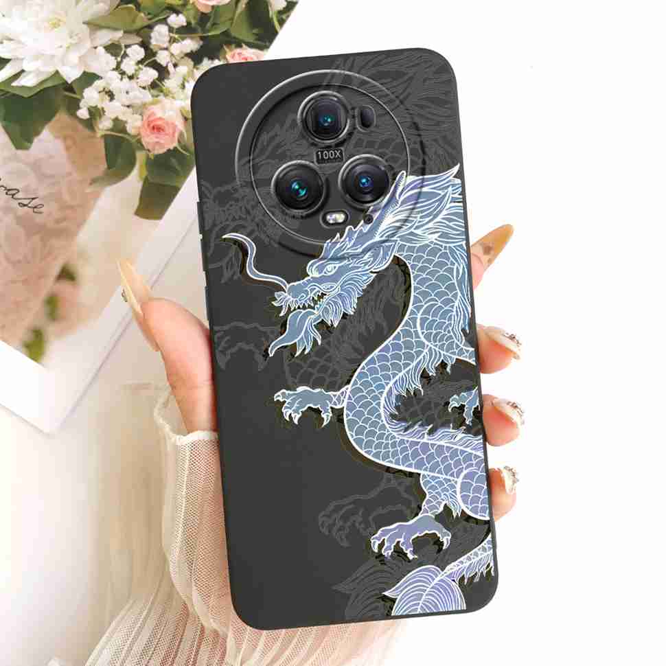 For Honor Magic5 Pro 5G Case Cute Simple Style Silicone Back Cover For Honor magic5 Pro PGT-AN10 PGT-N19 Phone Casing Bumper