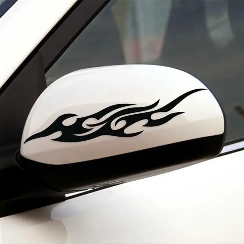 Car Sticker Modified Flame Bumper Hood Rearview Mirror Head Cover Stickers Cover Scratches Motorcycle Decals Car Decorative