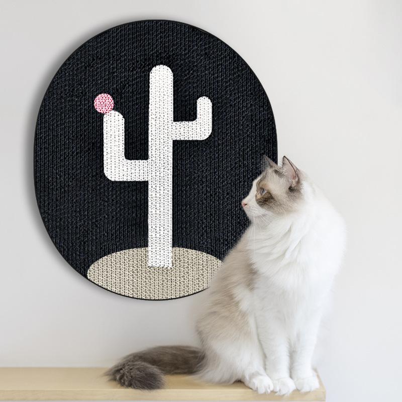 Colored Cat Scratch Board Nest Baby Cat Paw Grinder Wall Sticker Durable Scratch Board with No Shavings Integrated Cat Scratch Board Durable Cat Toy