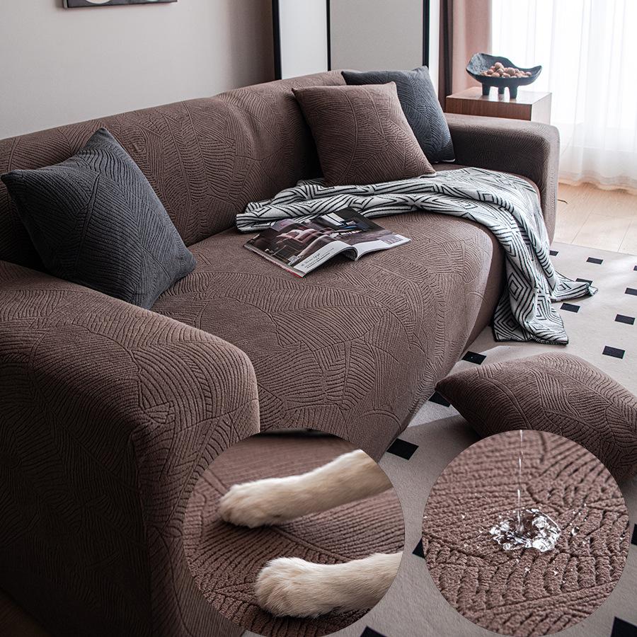 

Elastic All inclusive Sofa Cover Universal Set for Lazy People To Prevent Cat Scratches New All Season Universal One Piece Sofa Cover (90-140cm)