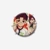 Ken Takakura Seiko Ayase Momo Ayase Soft Button Pins Cute Cartoon Character Badge Handmade Round Brooch for Backpack Accessories