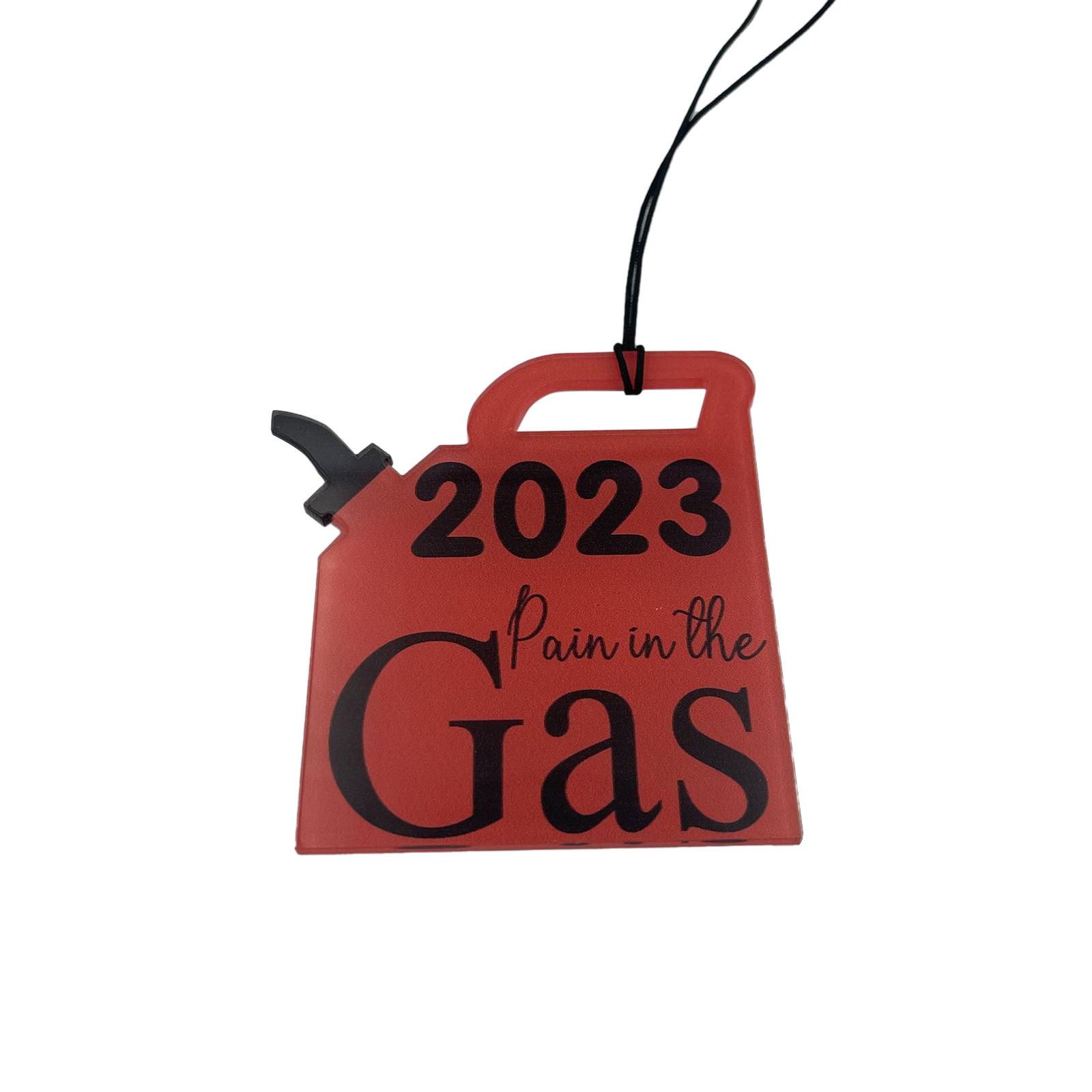 

Рождественские украшения, веселые и памятные, акриловые подвески, елочные украшения, подвески, украшение бочки с красным бензином One Size