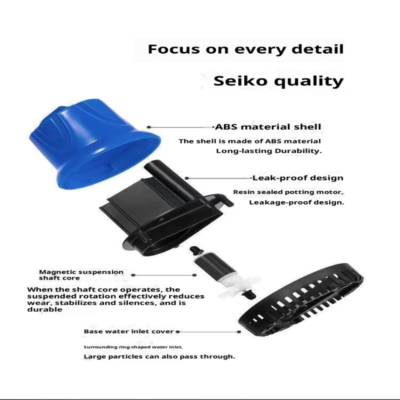 60Hz Submersible Aquarium Water Pump Cycle Filter Fish Tank Powerhead Fountain Pond Hydroponic