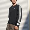 Adidas Originals Cali Loose Three Stripes Crew Neck Long Sleeve T-Shirt Men Tops LC8314