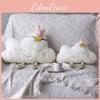 Adorable Cloud Shaped Plush Pillow For Babies Cute Nursery Comfort Doll Gift For Girls