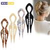 1 PC Acrylic Fish Tail U-shaped Hairpin - French Twist Hairpin - Lazy Bun Hairpin - Suitable for All Hair Types