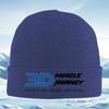 Blue bold letterslogo design Men Women Unisex Knitted Hat Beanie Pullover Cap Winter Thermal Warm Christmas Outdoor Cycling Hik
