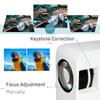 176" 1080P HD 7000LM LED Projector+HDMI/AV Cable Mini Home Movie Video Projector for HDMI USB SD VGA AV TV Laptop Game New