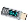 USB C Adapter Power Meter Tester PD 240W 8k 60Hz 40Gbps Transfer USB C Male to Female Extension