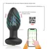APP Vibrating Analplug Buttplug für Männer Analvibrator Prostata-Massagegerät Bluetooth Männlicher Masturbator für Schwulen Sexspielzeug für Erwachsene