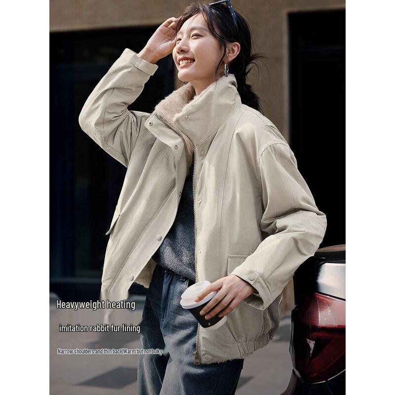 XWI Women s Casual Workwear Warm Lined Short Jacket XXL