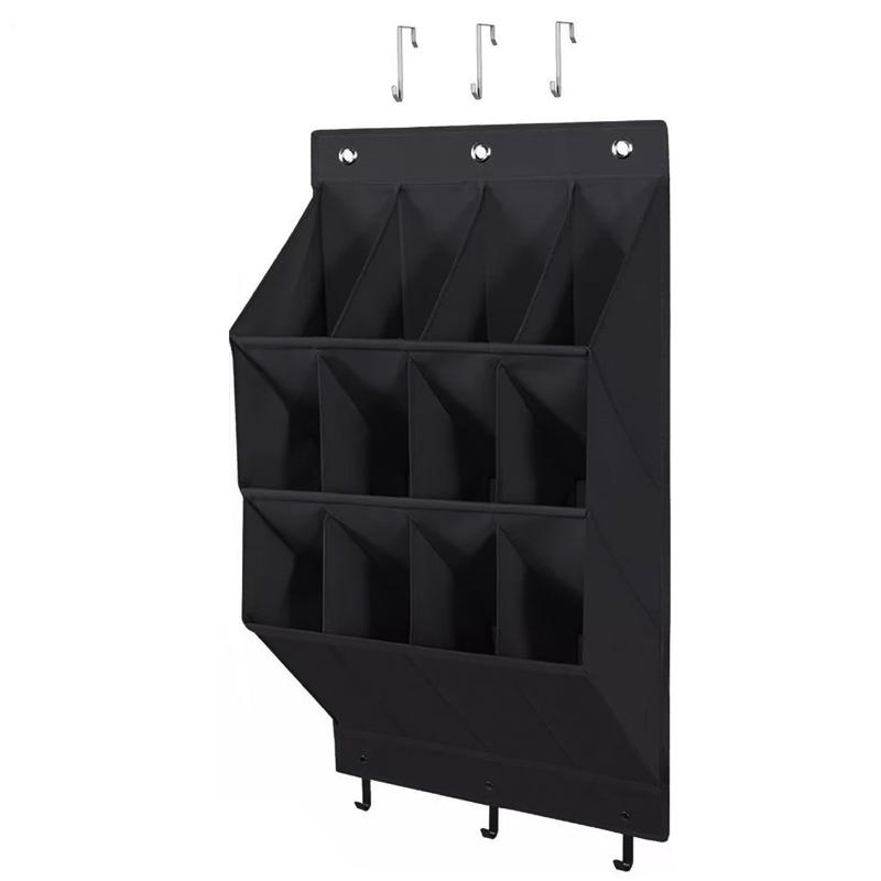 Multi-pockets Wall Storage Bag Large Over Door Hanging Shoe Organiser Behind Doors With 4 Metal Hooks Shoes Rack Storage Bags 2990₽