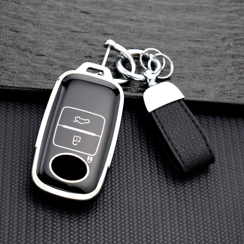Protective Remote Key Shell Fob For Malaysia Toyota Yaris Ativ Avanza Veloz Raize Rush Perodua Daihatsu 2/3 Buttons Car Key Case