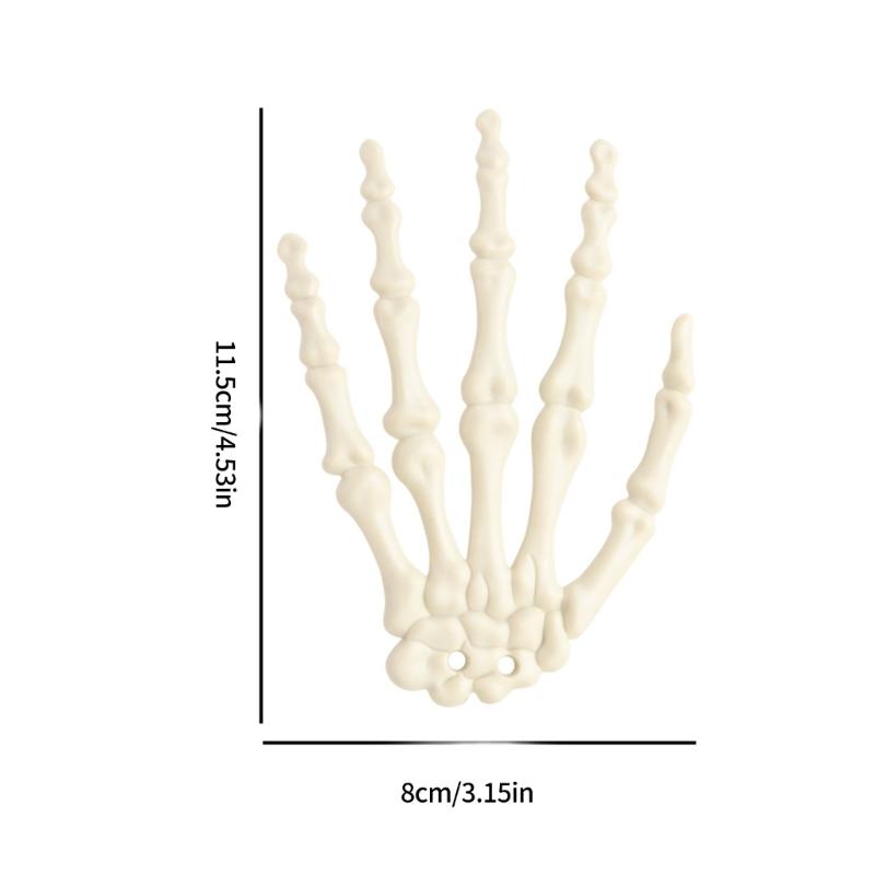 Halloween Skeleton Hands Realistic Plastic Skeleton Hands for Halloween Haunted House Themed Party Decoration Props