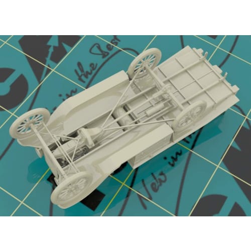 ICM 1/35 Scale Model T Ford 1917 Early Model Ambulance AAFS Plastic Model 35665