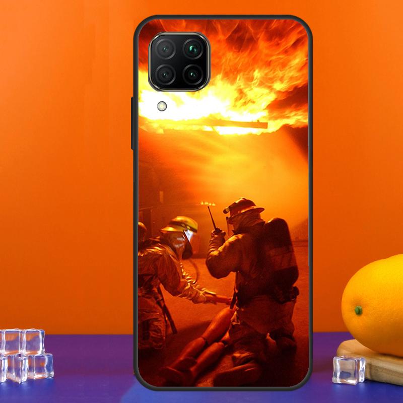 Firefighter Fire Fireman For Huawei Nova Y90 Y91 Y60 Y70 Y72 Y61 9 10 SE 12i 12s 11i 5T P60 Pro P20 P30 P40 Lite Case