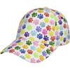 Vibrant Rainbow Paw Print Baseball Cap for Women Men Adjustable Snapback Hat Fashion Unisex Hip Hop Hats Casual Trucker Caps