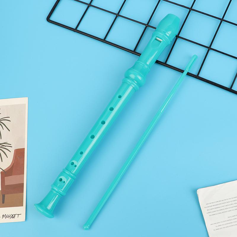 1Pc 8 Holes Plastic Recorder Long Flute Woodwind Instrument Colorful Kids Gift Flute For Clarinet Beginner Flute Woodwind