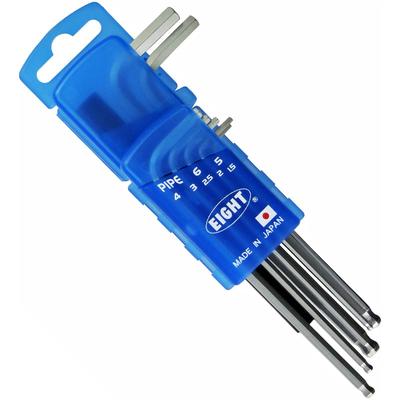 EIGHT Super Ball Point Set of 7 with Tightening Type Pipe, Semi-Long TMS-7DP